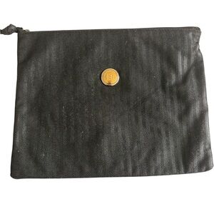 Vintage Fendi Black Designer Pouch
